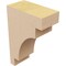Ekena Millwork 2"W x 4"D x 6"H Classic Mediterranean Rough Cedar Woodgrain TimberThane Corbel, Primed Tan CORUR02X04X06MEDRCPR - alternate 3